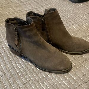 Waterproof Brown Suede Boots